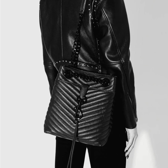 LOWEST PRICE!!!!! Like new Rebecca Minkoff Bucket EDDIE LARGE BAG - Picture 9 of 11